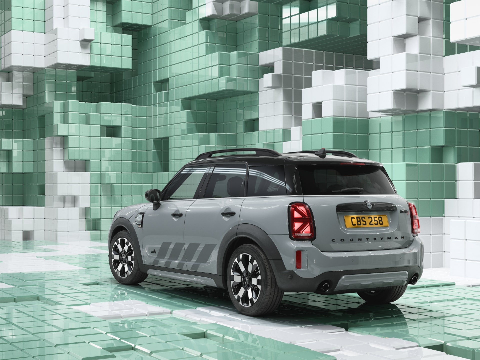 mini countryman untamed edition – grey – front view